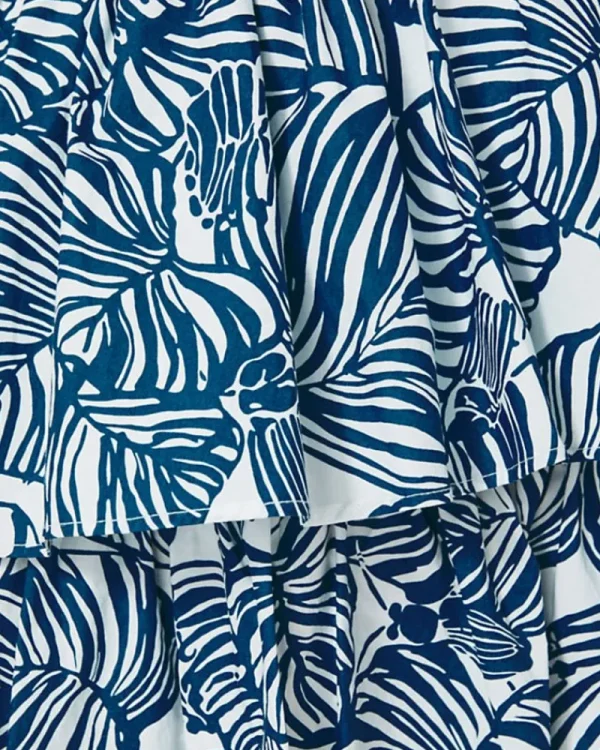 Dresses^Lilly Pulitzer Alexandria Elbow Sleeve Cotton Wrap Dress Aegean Navy Beach Path