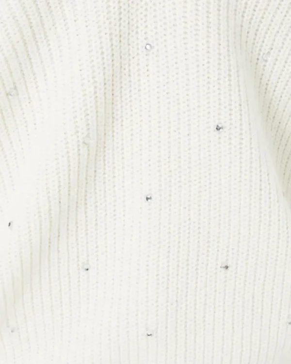 Sweaters & Cardigans^Lilly Pulitzer Anna May Sweater Coconut Tropical Tossed Rhinestones