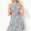 Dresses^Lilly Pulitzer Annalise V-Neck Dress Frenchie Blue Turtley In Love