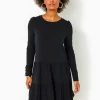 Dresses^Lilly Pulitzer Arlette Long Sleeve Dress Onyx