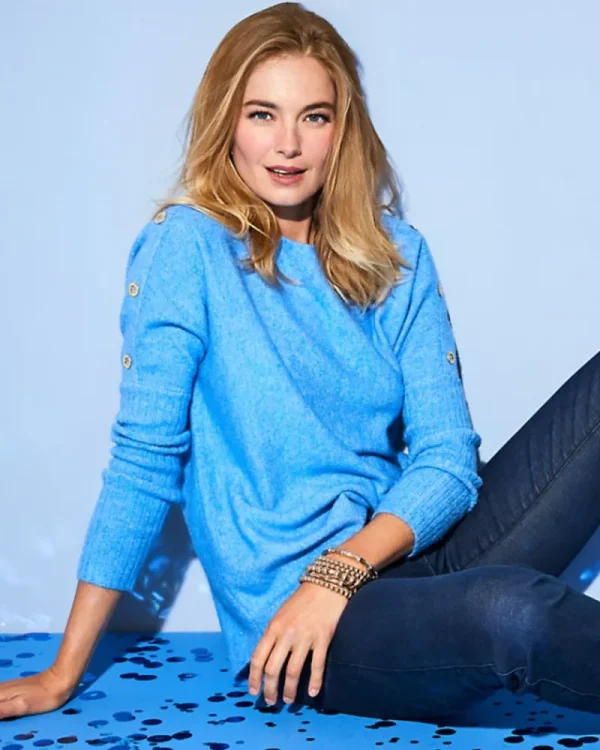 Sweaters & Cardigans^Lilly Pulitzer Arna Pullover Sweater Heathered Abaco Blue