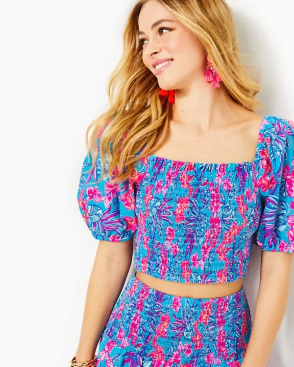 Matching Sets^Lilly Pulitzer Aston Maxi Set Cumulus Blue Orchid Oasis