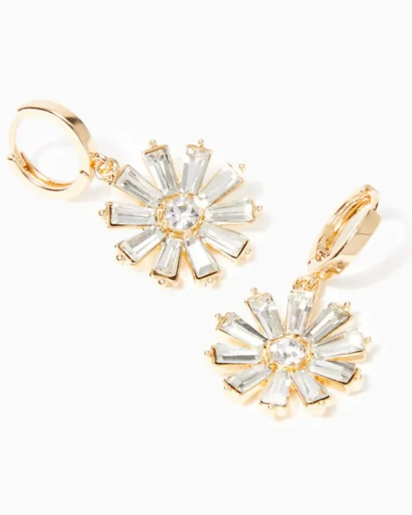 Jewelry^Lilly Pulitzer Baby Bloom Earrings Gold Metallic