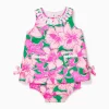 Girls Dresses & Rompers^Lilly Pulitzer Baby Lilly Infant Shift Dress Kelly Green Hibis Kiss