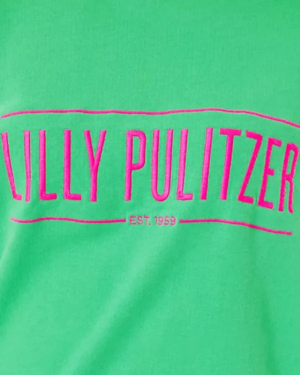 Loungewear^Lilly Pulitzer Ballad Cotton Sweatshirt Spearmint Lilly Pulitzer Embroidered Sweatshirt