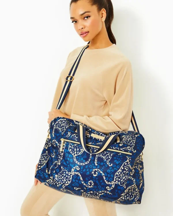 Bags^Lilly Pulitzer Beale Weekender Bag Low Tide Navy Easy To Spot Accessories