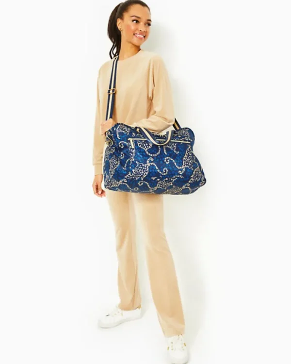 Bags^Lilly Pulitzer Beale Weekender Bag Low Tide Navy Easy To Spot Accessories