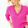 Sweaters & Cardigans^Lilly Pulitzer Brista Sweater Pink Palms Honeycomb