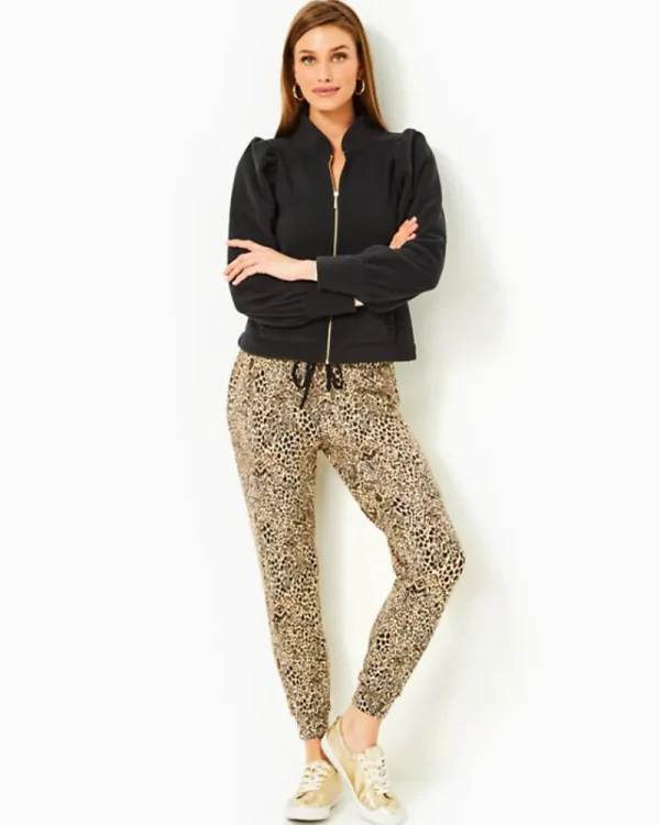 Loungewear^Lilly Pulitzer Cabello Zip-Up Fleece Black