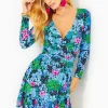 Rompers & Jumpsuits^Lilly Pulitzer Codylee Long Sleeve Romper Multi Soiree All Day