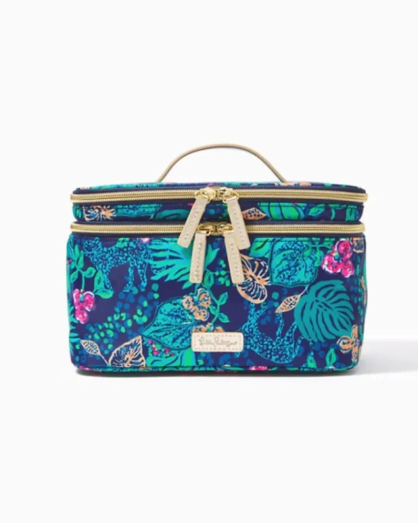 Bags^Lilly Pulitzer Devona Cosmetic Case Low Tide Navy Life Of The Party Accessories Small