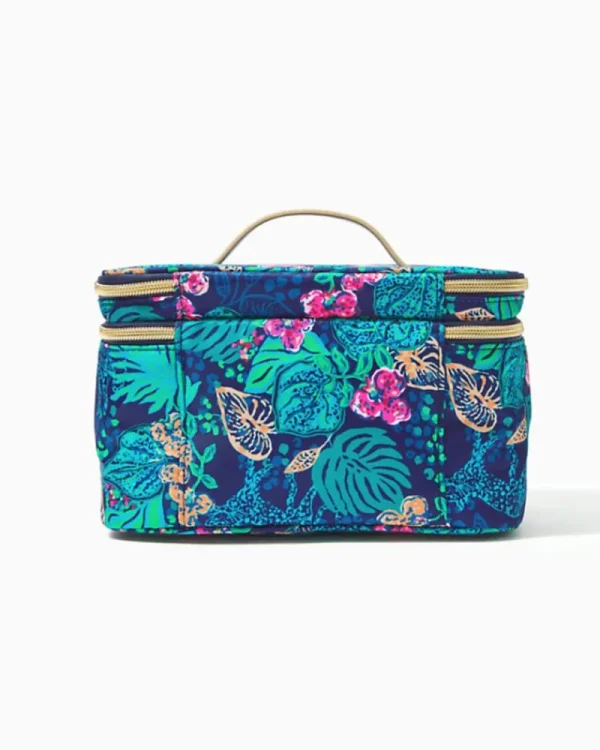 Bags^Lilly Pulitzer Devona Cosmetic Case Low Tide Navy Life Of The Party Accessories Small