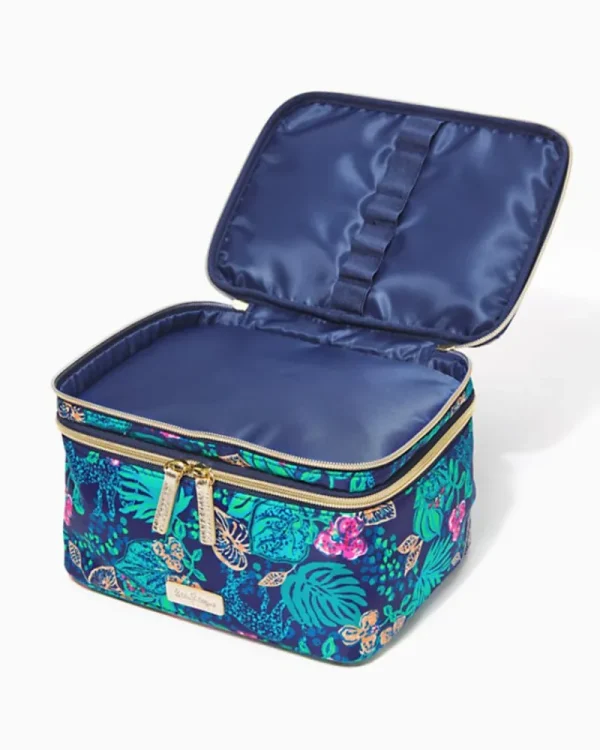 Bags^Lilly Pulitzer Devona Cosmetic Case Low Tide Navy Life Of The Party Accessories Small