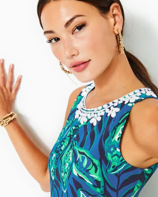 Rompers & Jumpsuits^Lilly Pulitzer Donna Sleeveless Romper Indigo Breeze Shady Gators
