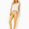 Bottoms^Lilly Pulitzer 29" Eagan High Rise Skinny Jean Gold Metallic