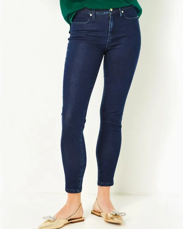 Bottoms^Lilly Pulitzer 29" Eagan High Rise Super Skinny Jean Bennet Wash