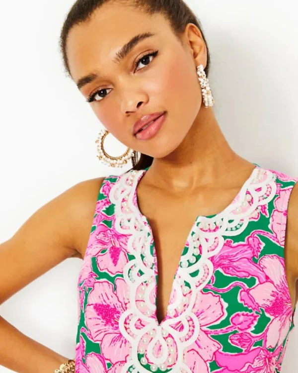 Dresses^Lilly Pulitzer Elliotta Maxi Shift Dress Kelly Green Hibis Kiss