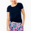 Loungewear^Lilly Pulitzer Etta Scoopneck Top True Navy