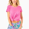 Loungewear^Lilly Pulitzer Etta Scoopneck Top Aura Pink