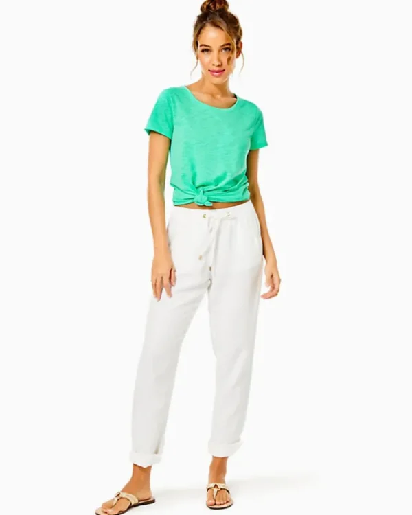 Loungewear^Lilly Pulitzer Etta Scoopneck Top Gustavia Green