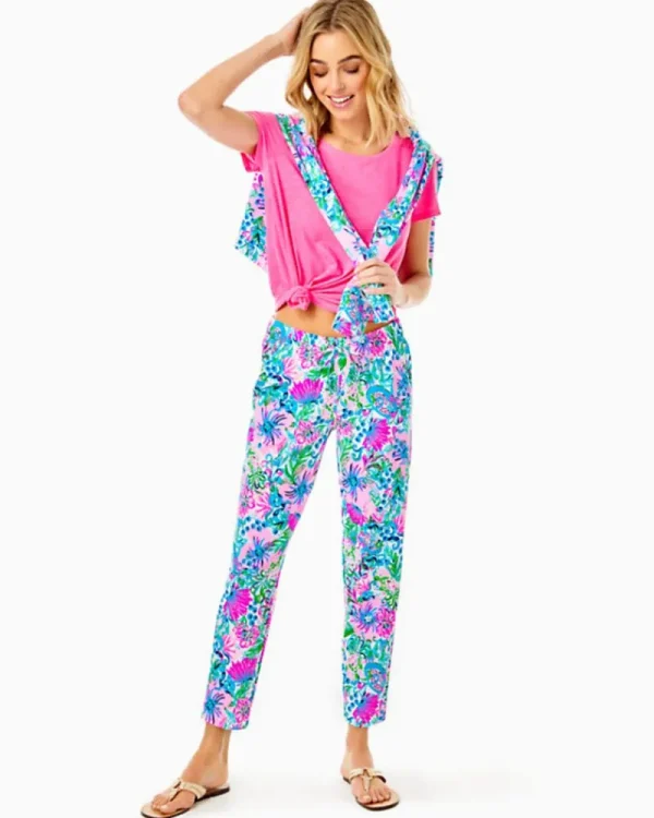 Loungewear^Lilly Pulitzer Etta Scoopneck Top Aura Pink