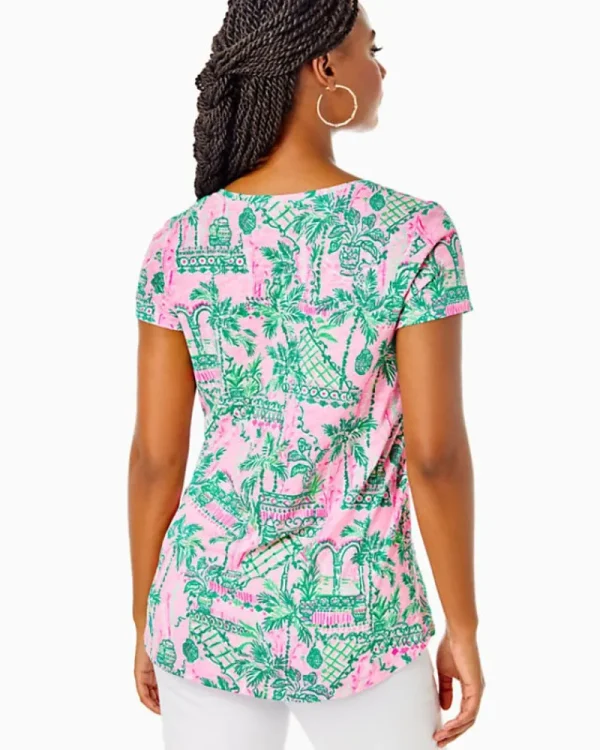 Loungewear^Lilly Pulitzer Etta V-Neck Top Mandevilla Baby Always Worth It