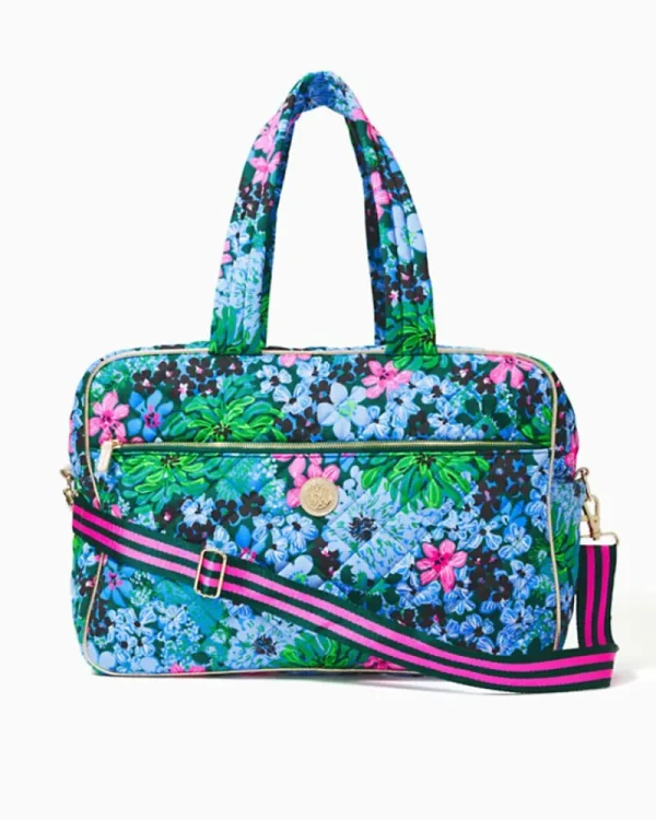 Bags^Lilly Pulitzer Everson Quilted Weekender Bag Multi Soiree All Day