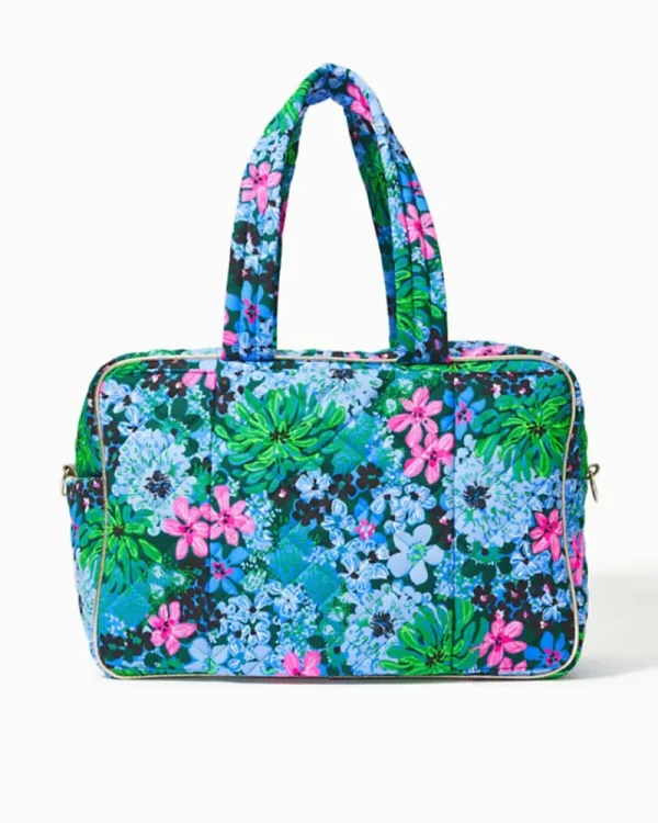 Bags^Lilly Pulitzer Everson Quilted Weekender Bag Multi Soiree All Day