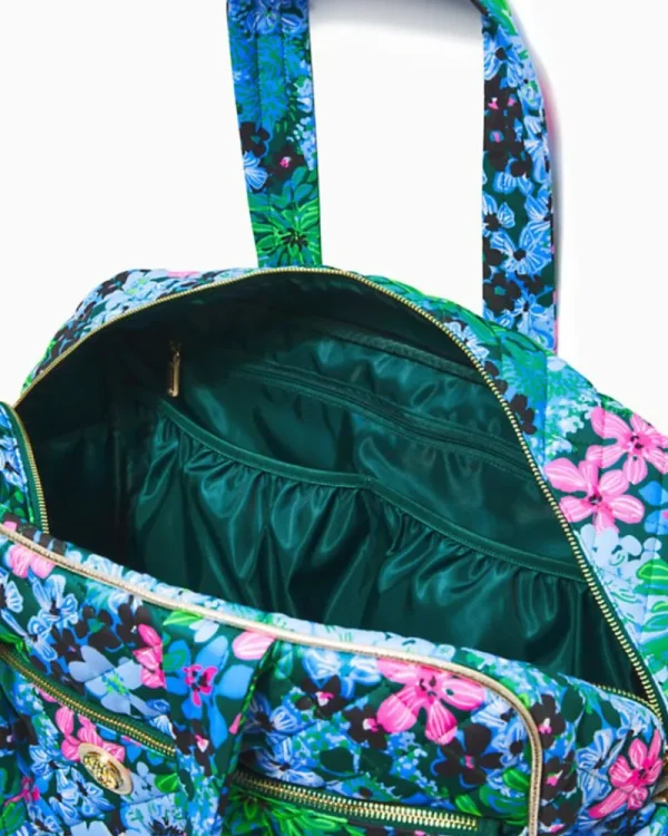 Bags^Lilly Pulitzer Everson Quilted Weekender Bag Multi Soiree All Day