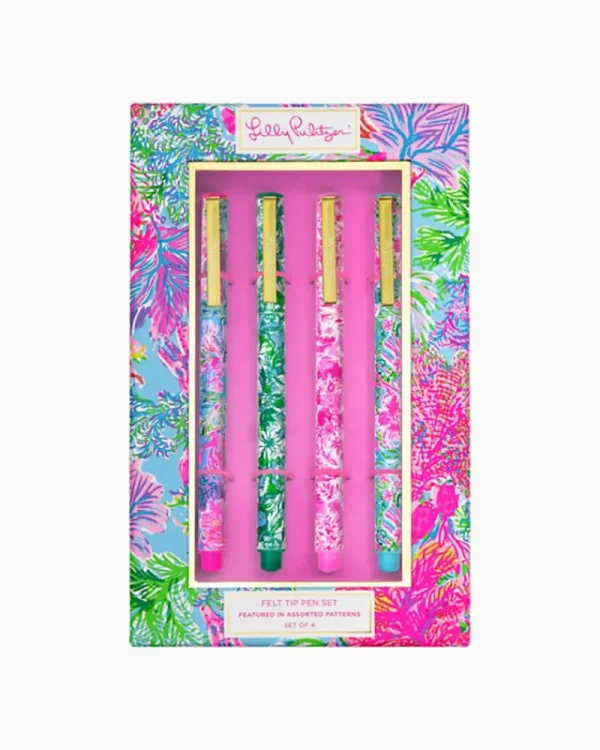 Office Supplies & Stationery^Lilly Pulitzer Felt Pen Set Multi