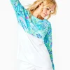 Loungewear^Lilly Pulitzer Finn Top Bayside Blue Lilly Loves Texas