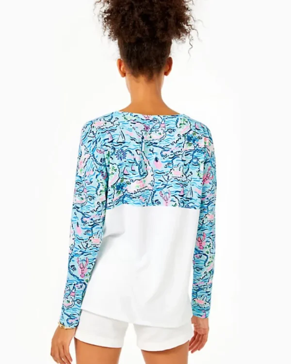 Loungewear^Lilly Pulitzer Finn Top Bali Blue Lilly Loves Cape Cod