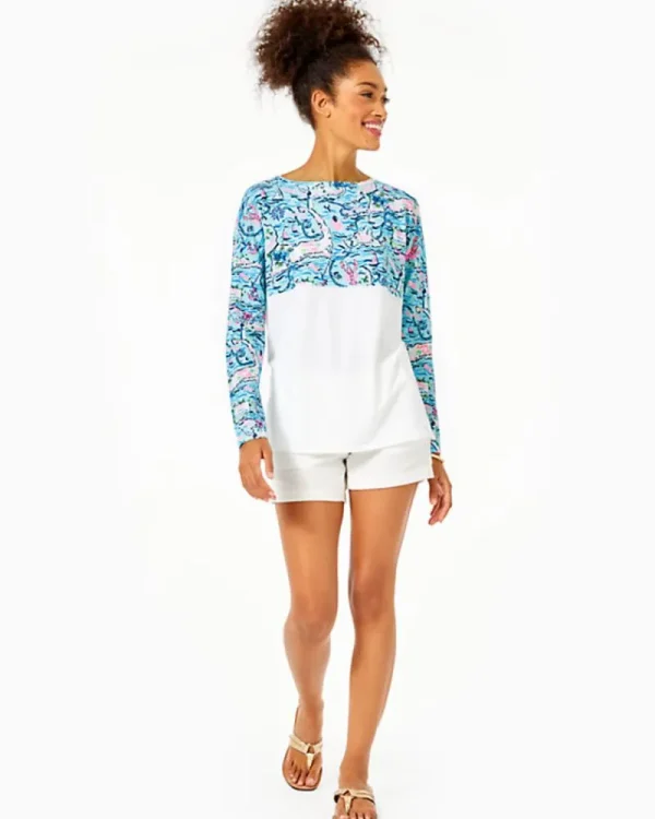 Loungewear^Lilly Pulitzer Finn Top Bali Blue Lilly Loves Cape Cod