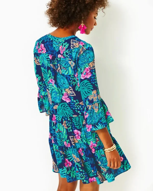 Dresses^Lilly Pulitzer Gabriel Dress Low Tide Navy Life Of The Party