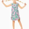 Girls Dresses & Rompers^Lilly Pulitzer Girls Little Lilly Classic Shift Dress Mandevilla Baby Always Worth It