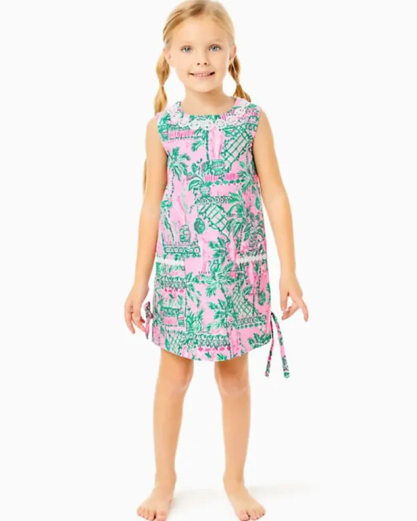 Girls Dresses & Rompers^Lilly Pulitzer Girls Little Lilly Classic Shift Dress Mandevilla Baby Always Worth It