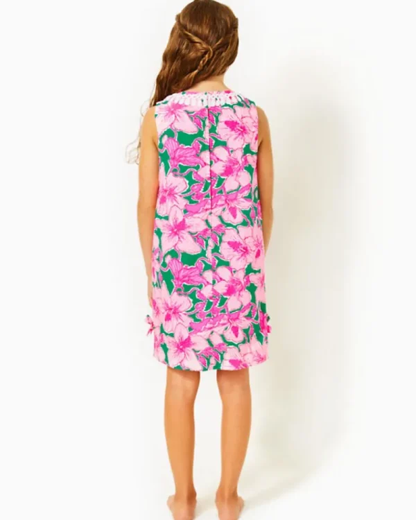 Girls Dresses & Rompers^Lilly Pulitzer Girls Little Lilly Classic Shift Dress Kelly Green Hibis Kiss