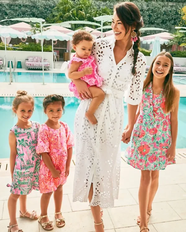 Girls Dresses & Rompers^Lilly Pulitzer Girls Little Lilly Classic Shift Dress Mandevilla Baby Always Worth It