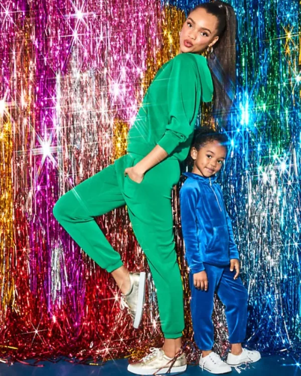 Girls Tops & Bottoms^Lilly Pulitzer Girls Little Skipper Ruffle Velour Popover Indigo Breeze