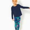 Girls Tops & Bottoms^Lilly Pulitzer Girls Mini Emerie Cotton Tee Low Tide Navy