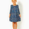 Girls Dresses & Rompers^Lilly Pulitzer Girls Mini Geanna Dress Low Tide Navy Easy To Spot