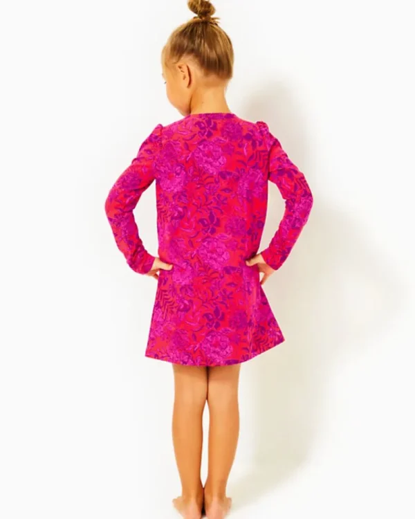 Girls Dresses & Rompers^Lilly Pulitzer Girls Mini Jansen Dress Amaryllis Red Secret Hideaway