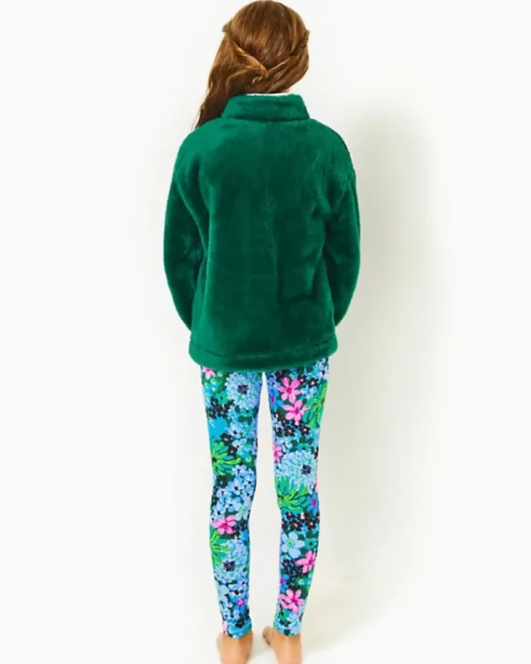 Girls Tops & Bottoms^Lilly Pulitzer Girls Mini Joyce Sherpa Jacket Evergreen