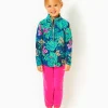 Girls Tops & Bottoms^Lilly Pulitzer Girls Mini Mallie Velour Pant Pink Palms