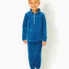 Girls Tops & Bottoms^Lilly Pulitzer Girls Mini Mallie Velour Pant Indigo Breeze