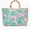 Bags^Lilly Pulitzer Greydon Canvas Tote Mandevilla Baby Always Worth It