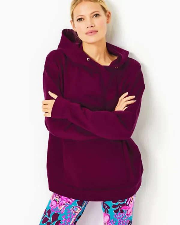 Loungewear^Lilly Pulitzer Hammons Long Sleeve Hoodie Amarena Cherry