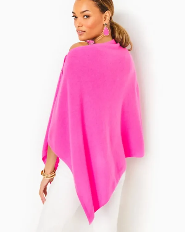 Scarves & Wraps^Lilly Pulitzer Harp Cashmere Wrap Cerise Pink