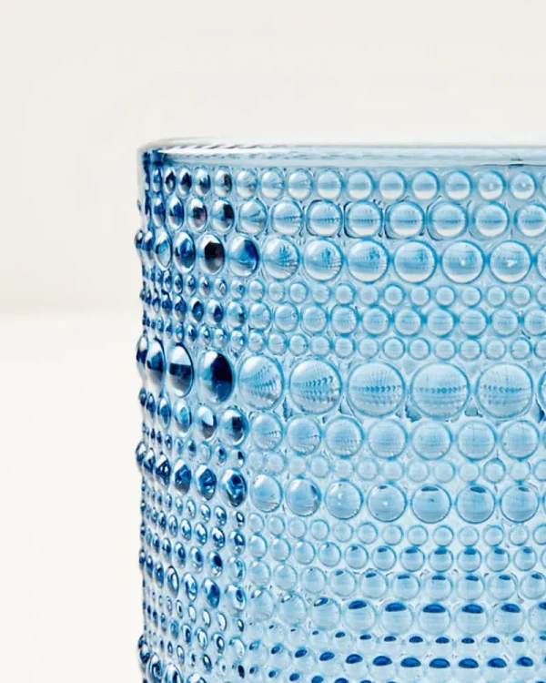 Tabletop^Lilly Pulitzer Hobnail Glasses Abaco Blue