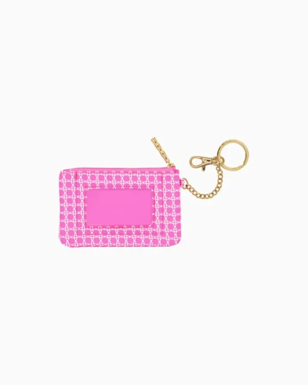 Bags^Lilly Pulitzer Id Case Havana Pink Caning